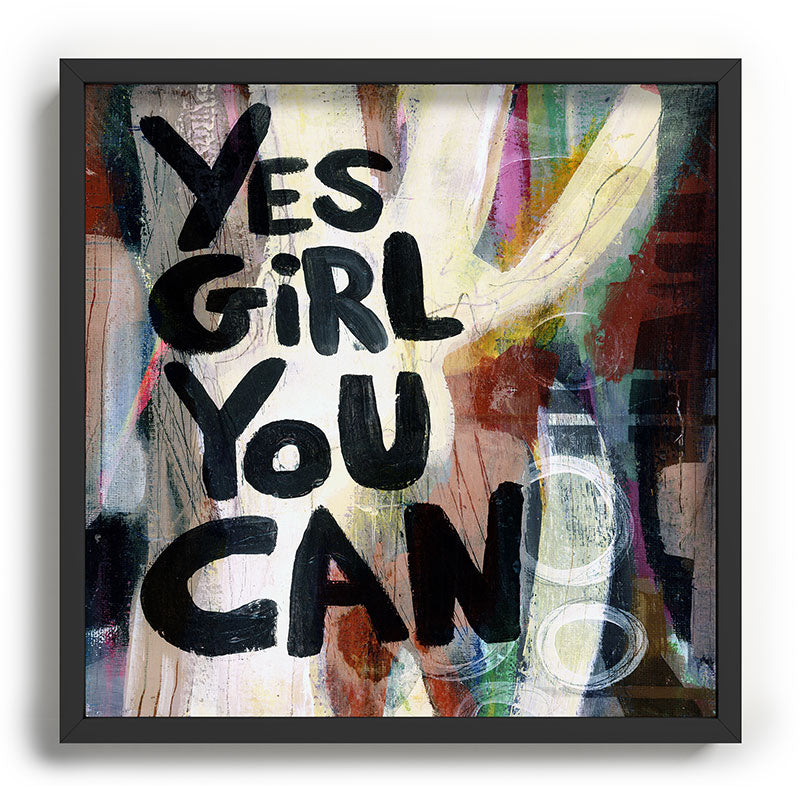 Sophia Buddenhagen Yes Girl You Can Recessed Framing Square