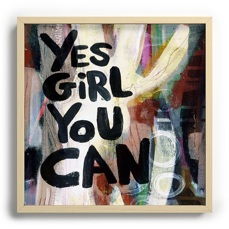 Sophia Buddenhagen Yes Girl You Can Recessed Framing Square