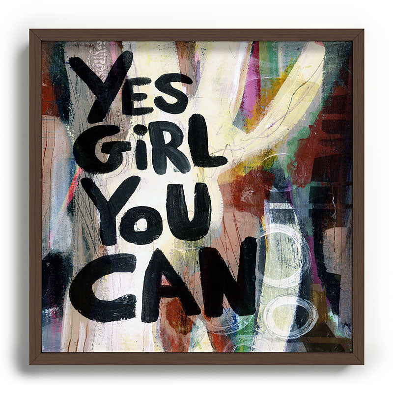 Sophia Buddenhagen Yes Girl You Can Recessed Framing Square