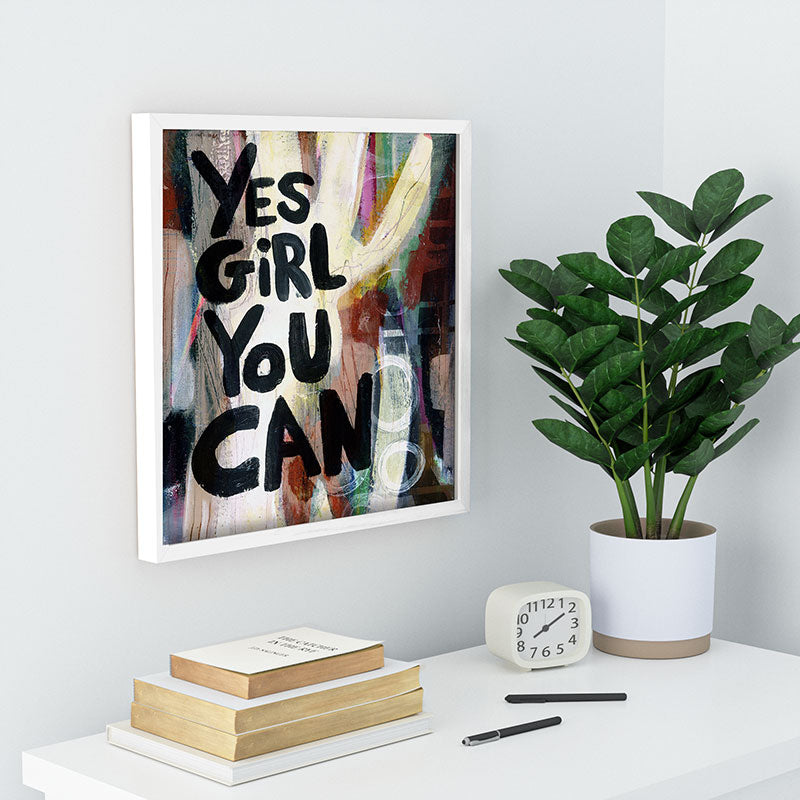 Sophia Buddenhagen Yes Girl You Can Recessed Framing Square