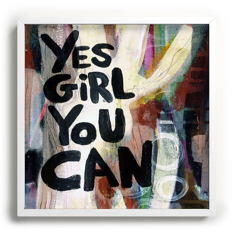 Sophia Buddenhagen Yes Girl You Can Recessed Framing Square
