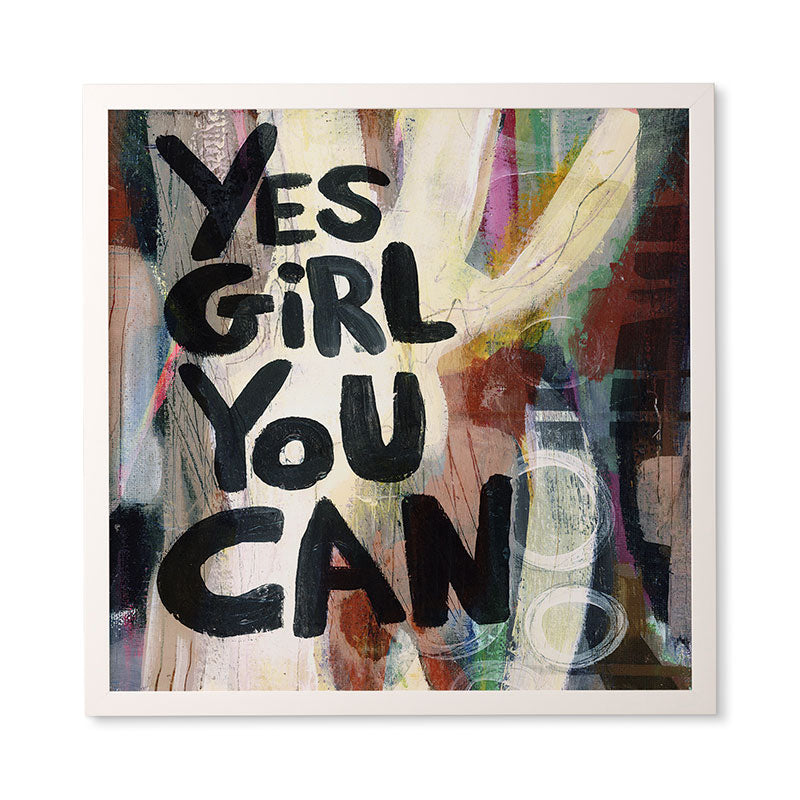 Sophia Buddenhagen Yes Girl You Can Framed Wall Art