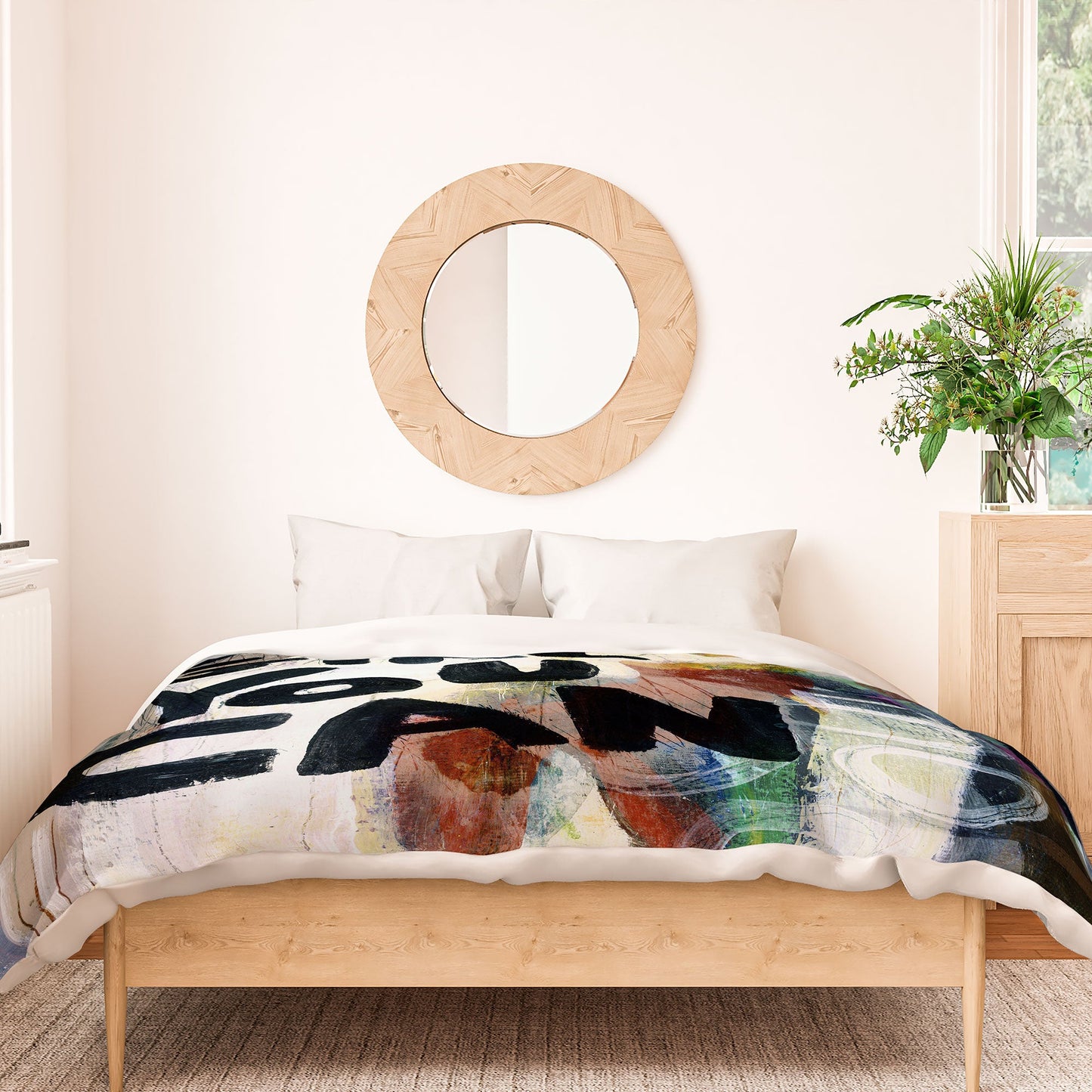 Sophia Buddenhagen Yes Girl You Can Duvet Cover