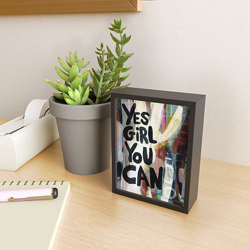 Sophia Buddenhagen Yes Girl You Can Framed Mini Art Print