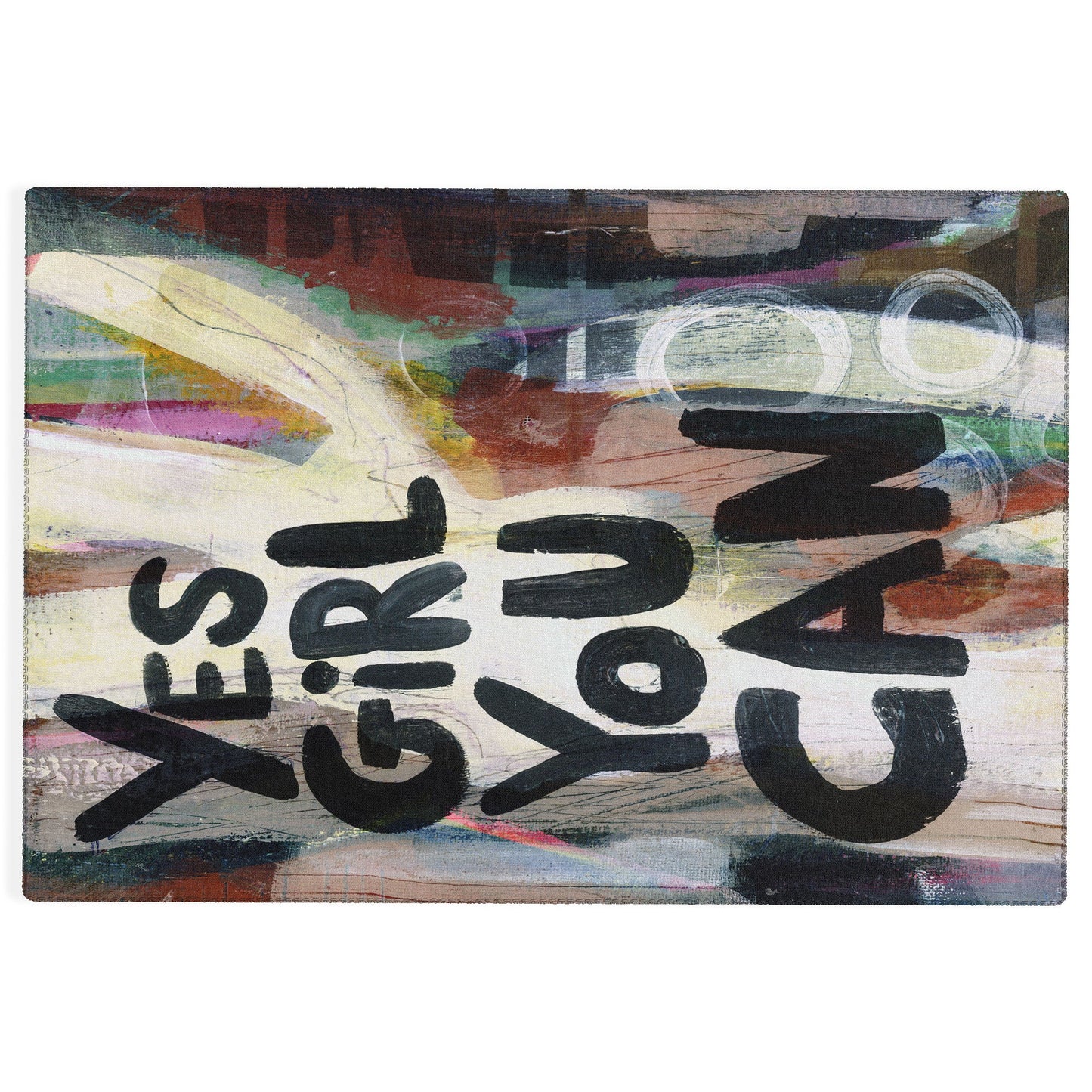 Sophia Buddenhagen Yes Girl You Can Outdoor Rug