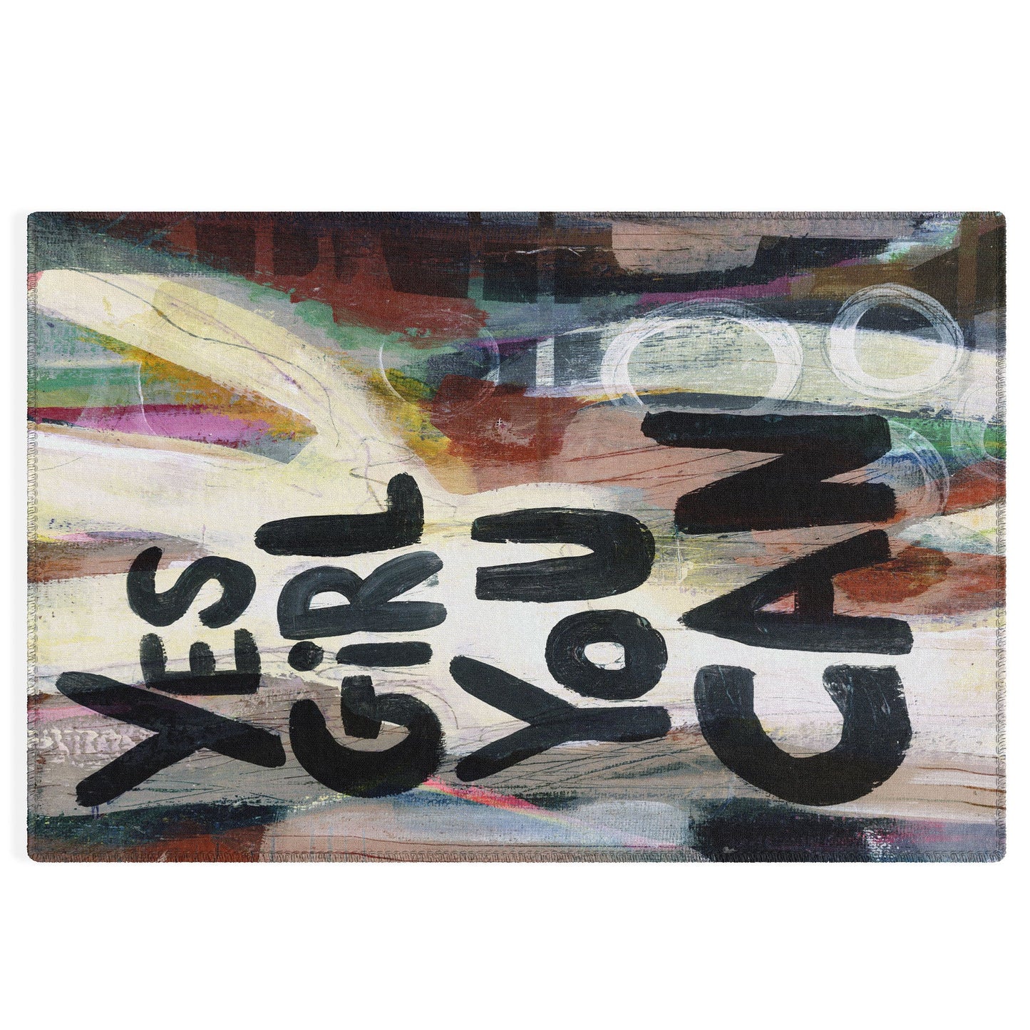 Sophia Buddenhagen Yes Girl You Can Outdoor Rug