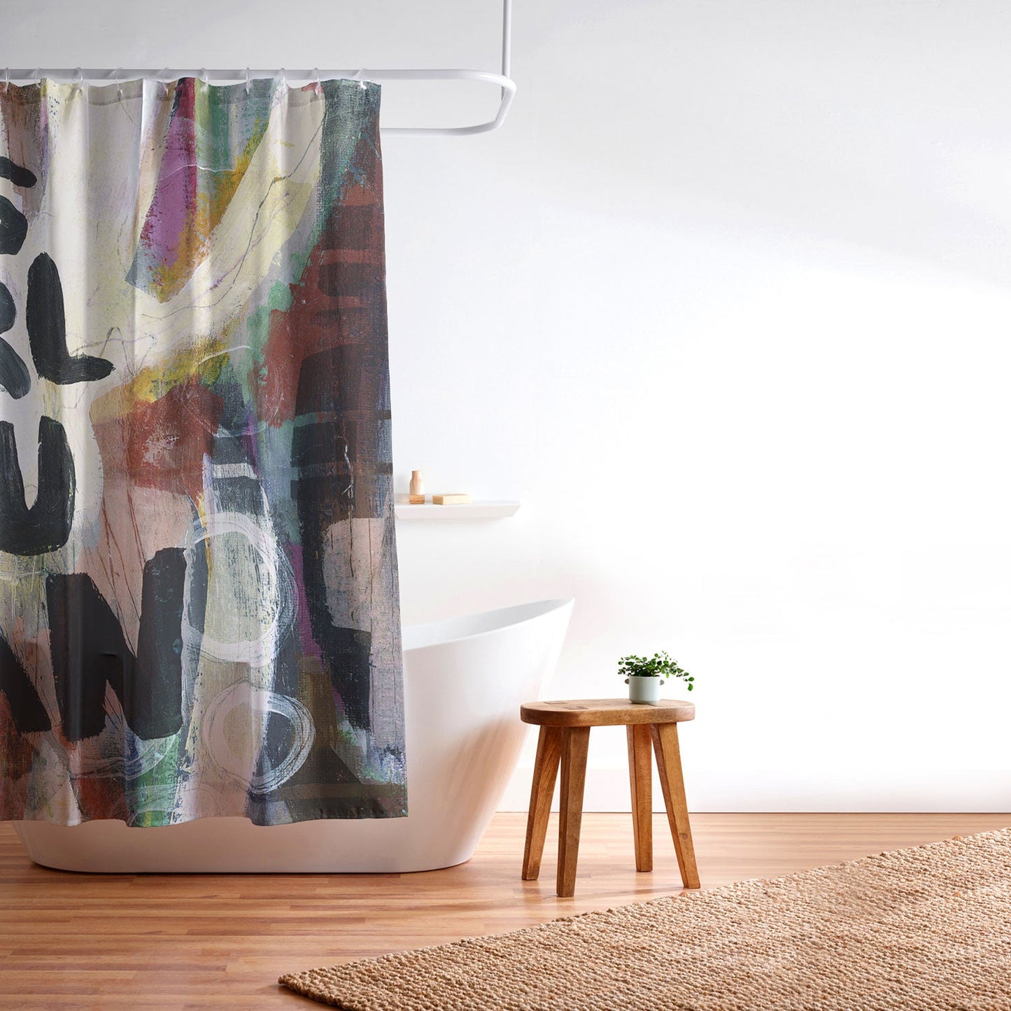 Sophia Buddenhagen Yes Girl You Can Shower Curtain