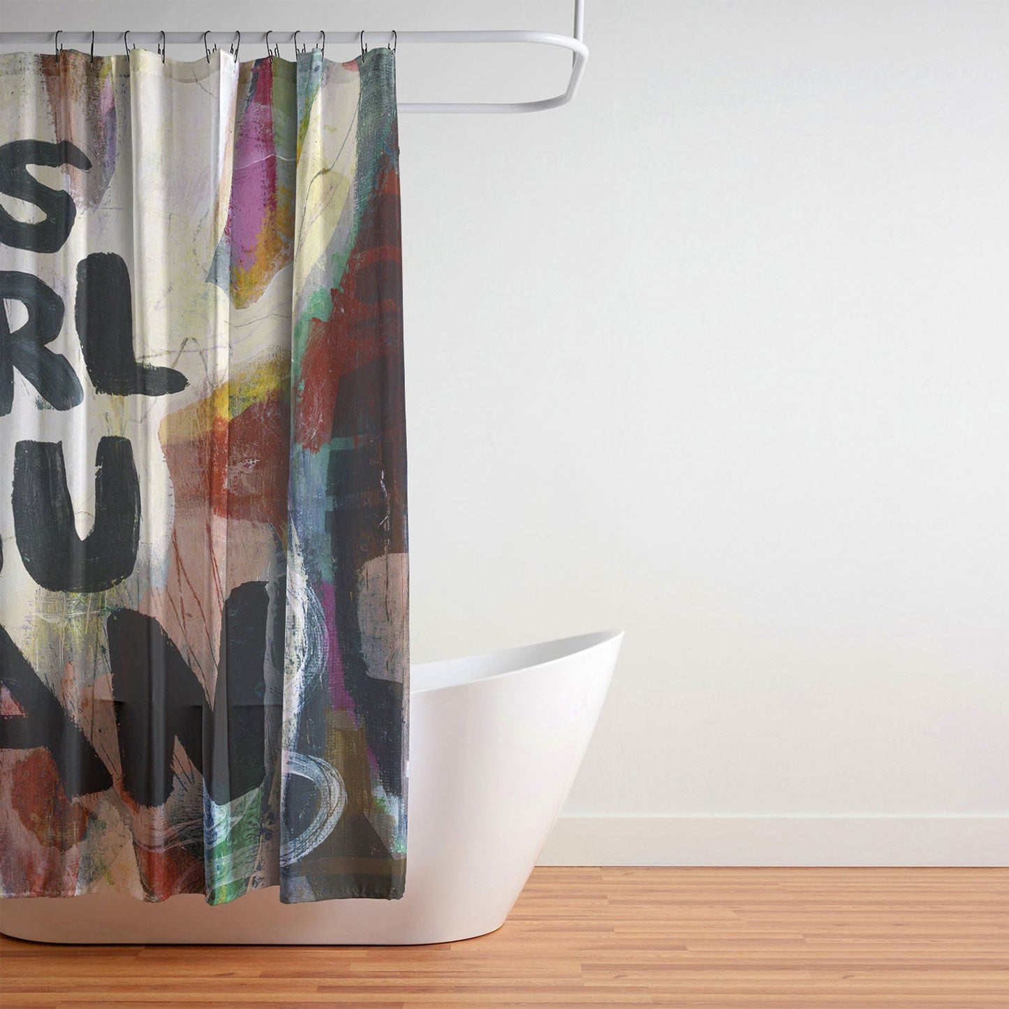 Sophia Buddenhagen Yes Girl You Can Shower Curtain