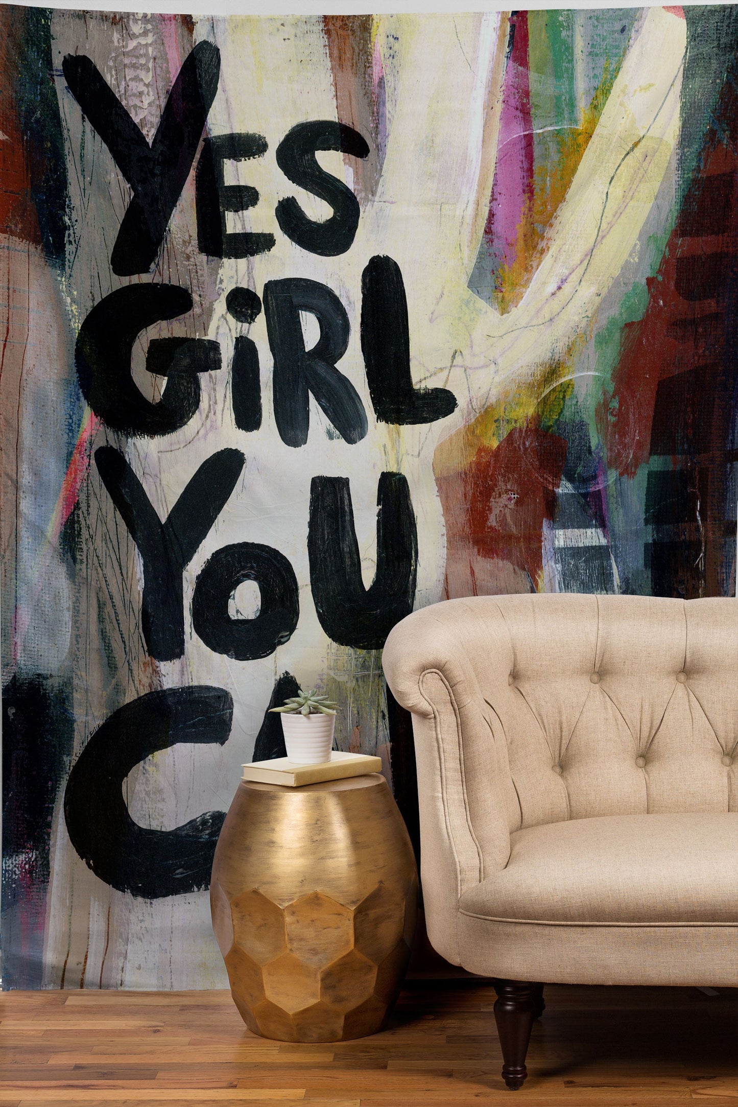 Sophia Buddenhagen Yes Girl You Can Tapestry