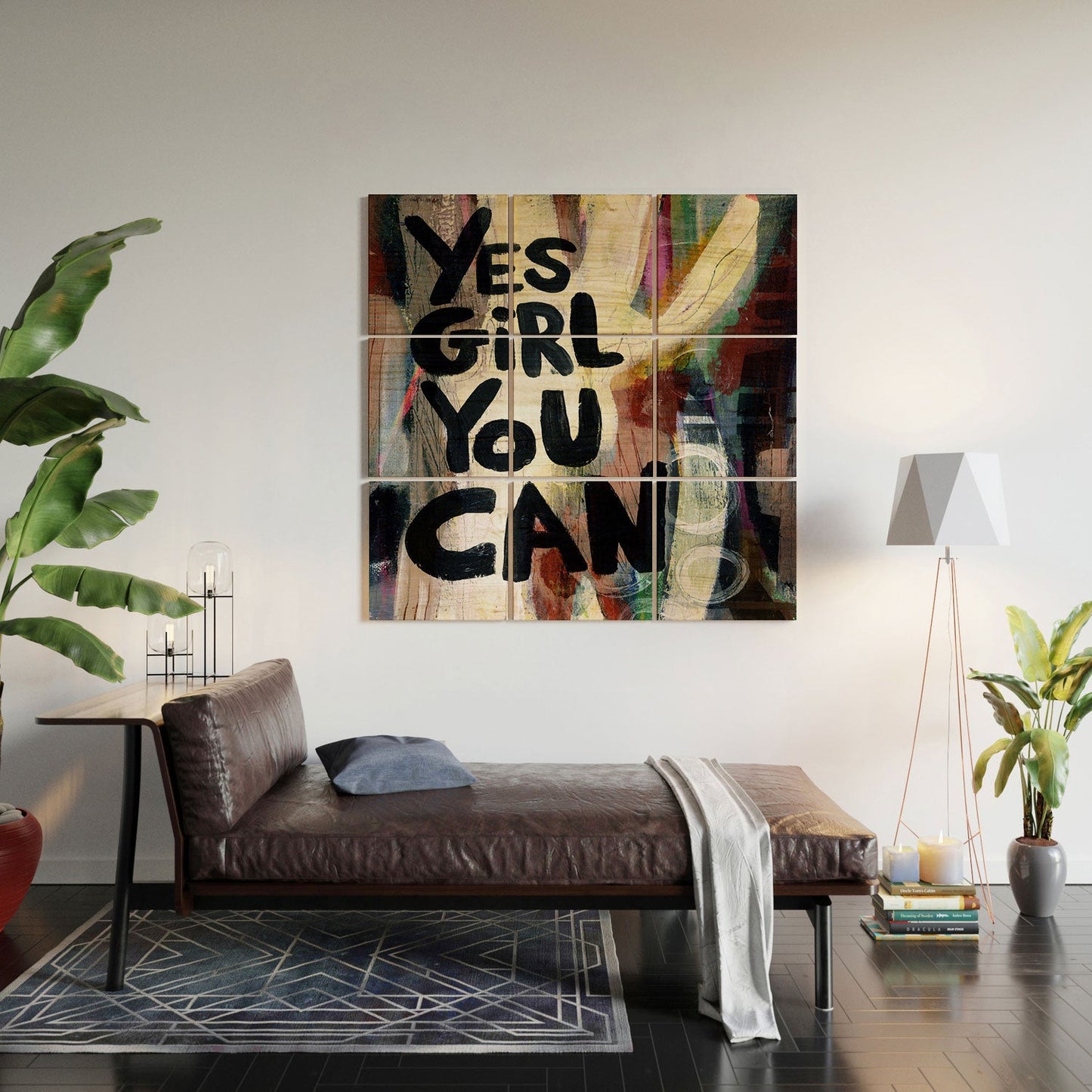 Sophia Buddenhagen Yes Girl You Can Wood Wall Mural