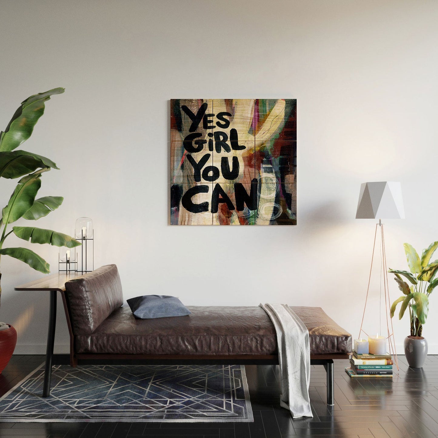 Sophia Buddenhagen Yes Girl You Can Wood Wall Mural