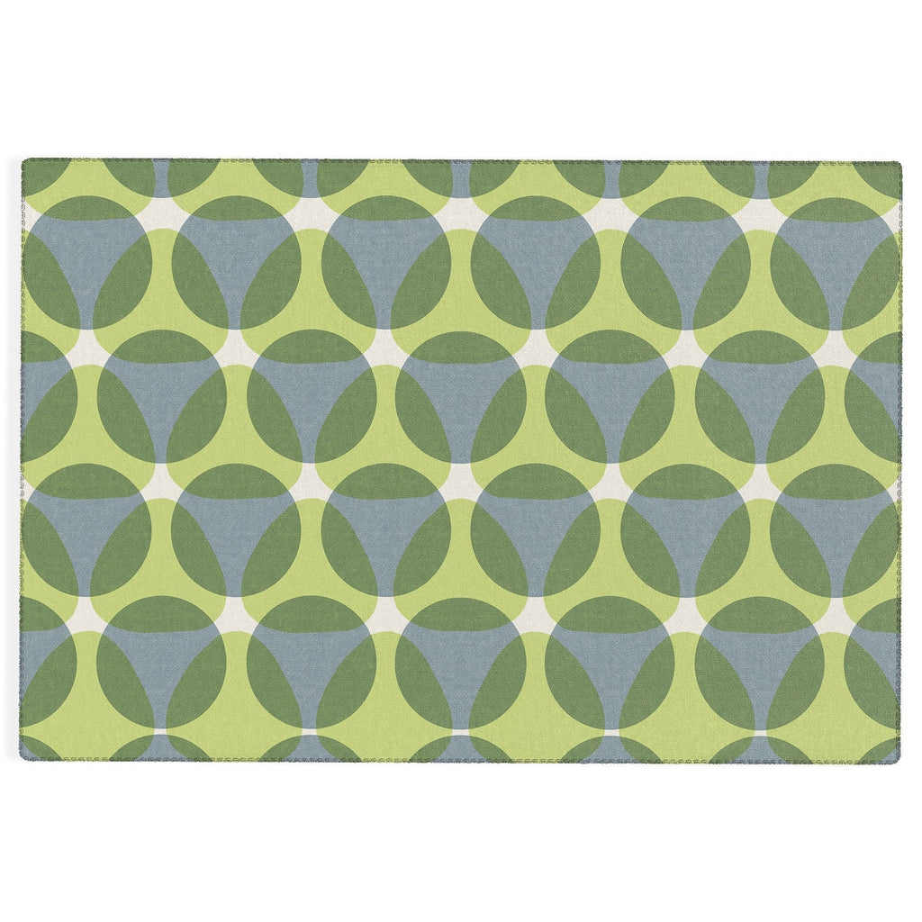 Marta Barragan Camarasa Stylish Retro Circle Outdoor Rug