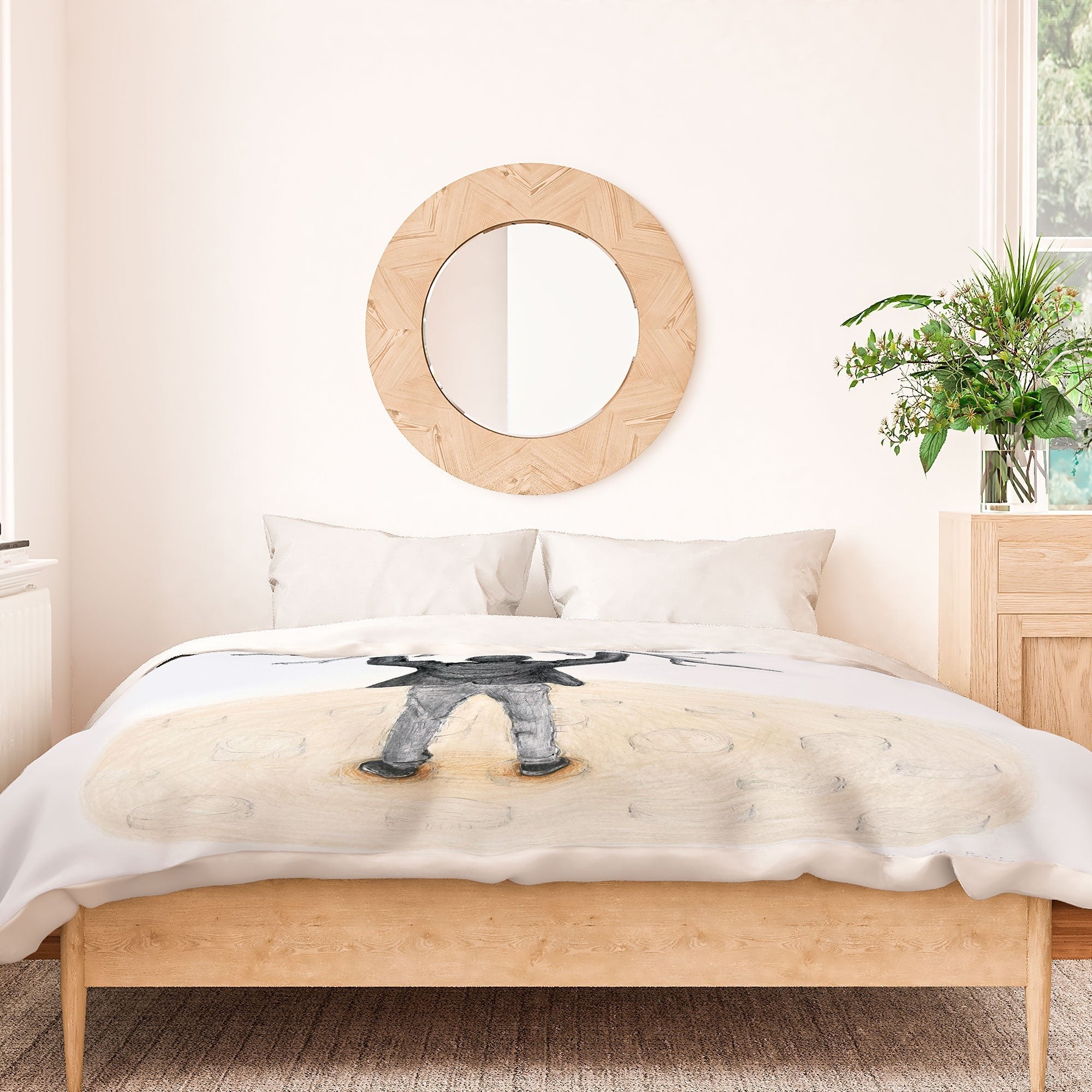 Coco de Paris Wood in the sky Duvet Cover