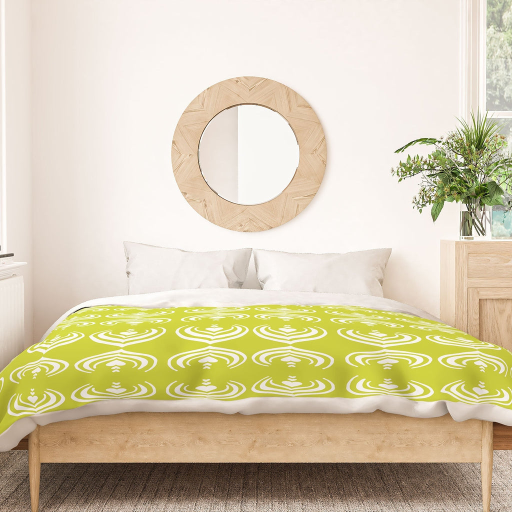 Design by Spark Matcha Latte Art Duvet Cover