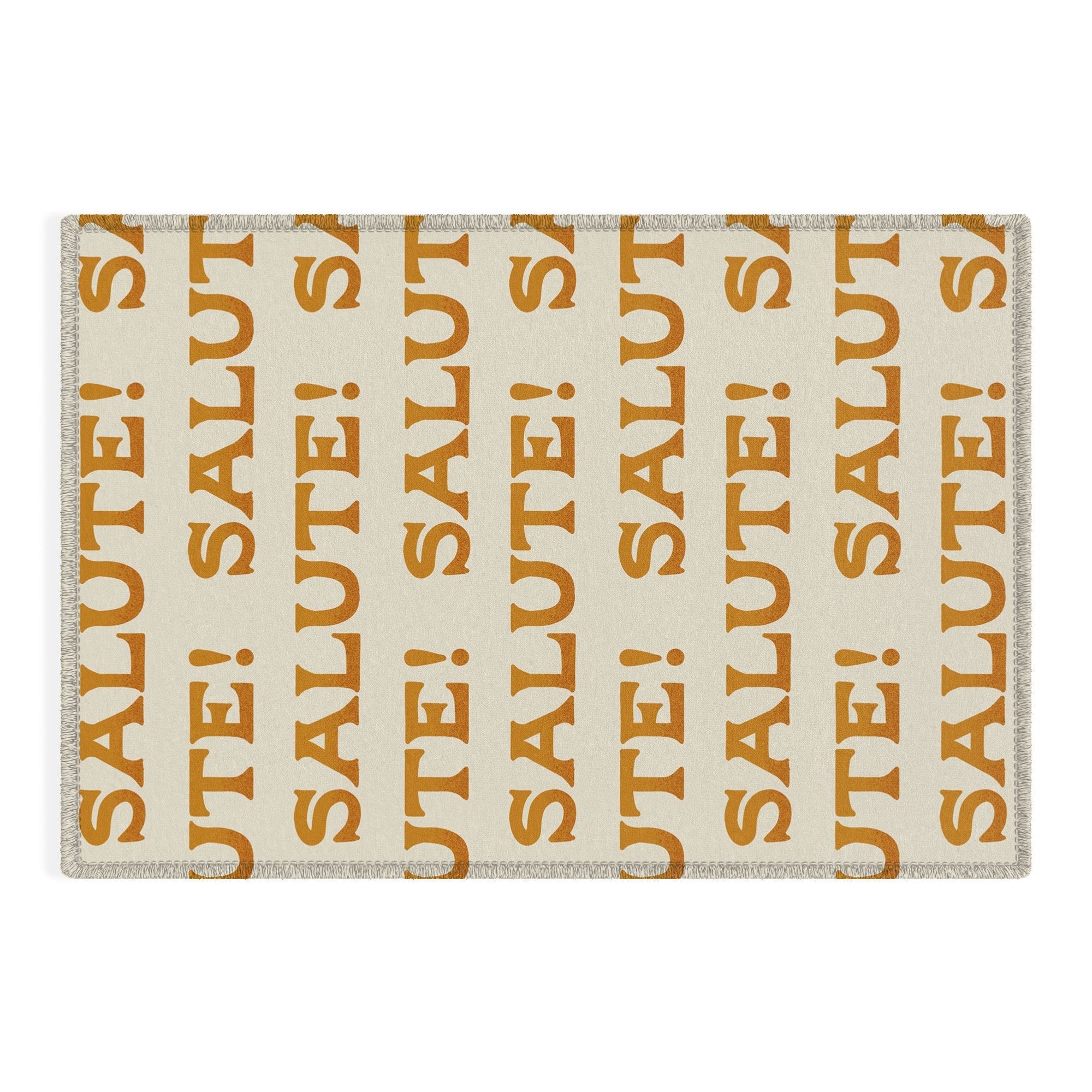 Jessica Molina Salute Gold Pattern on Cream Outdoor Rug