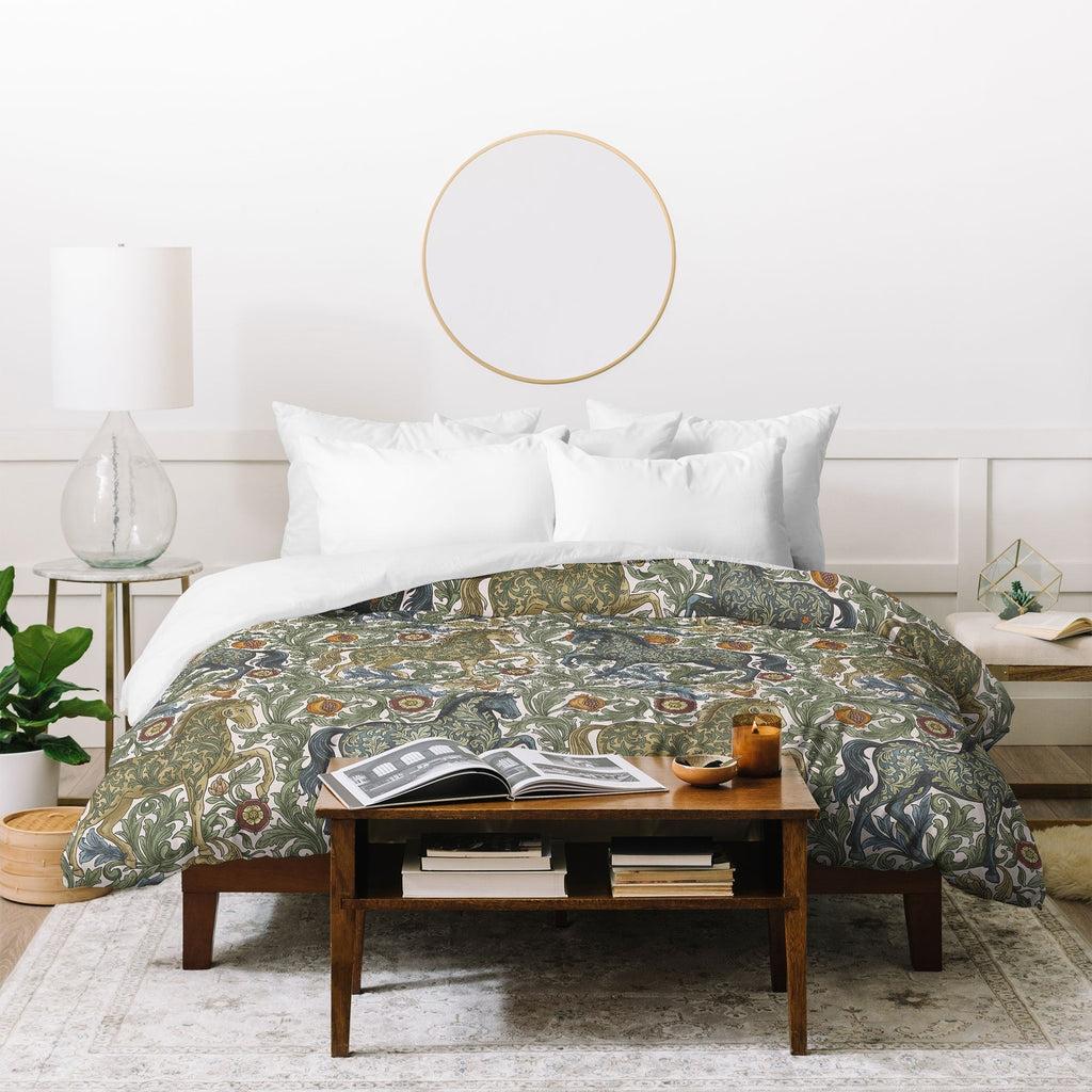 Marta Barragan Camarasa Renaissance Horse Garden Duvet Cover