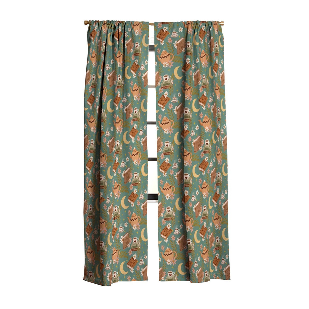 Avenie Moonlit Reading Nook I Blackout Window Curtain