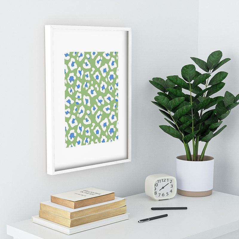 Avenie BR Cheetah Print Recessed Framing Rectangle