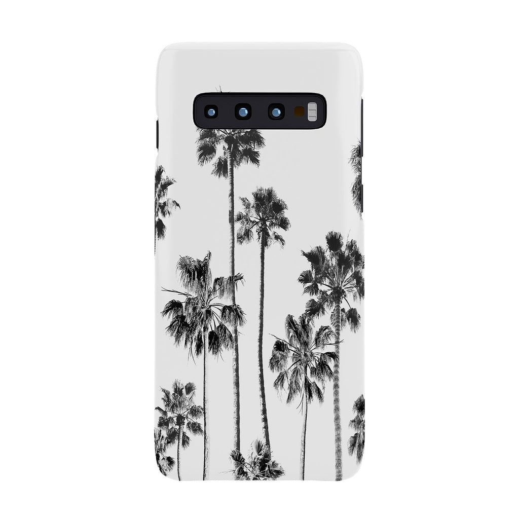 Gal Design Black And White Palms Phone Case