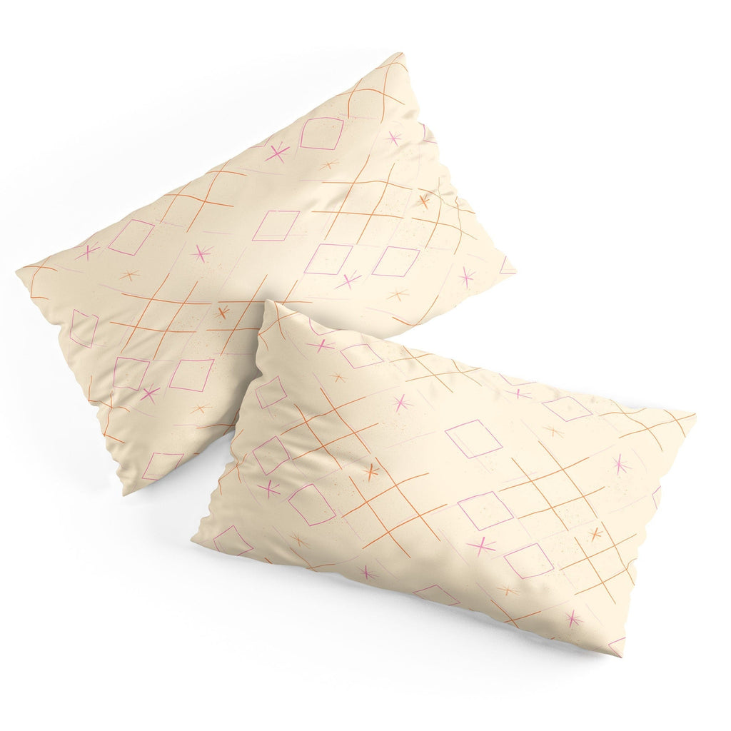 Little Om Starry Web cream Pillow Shams