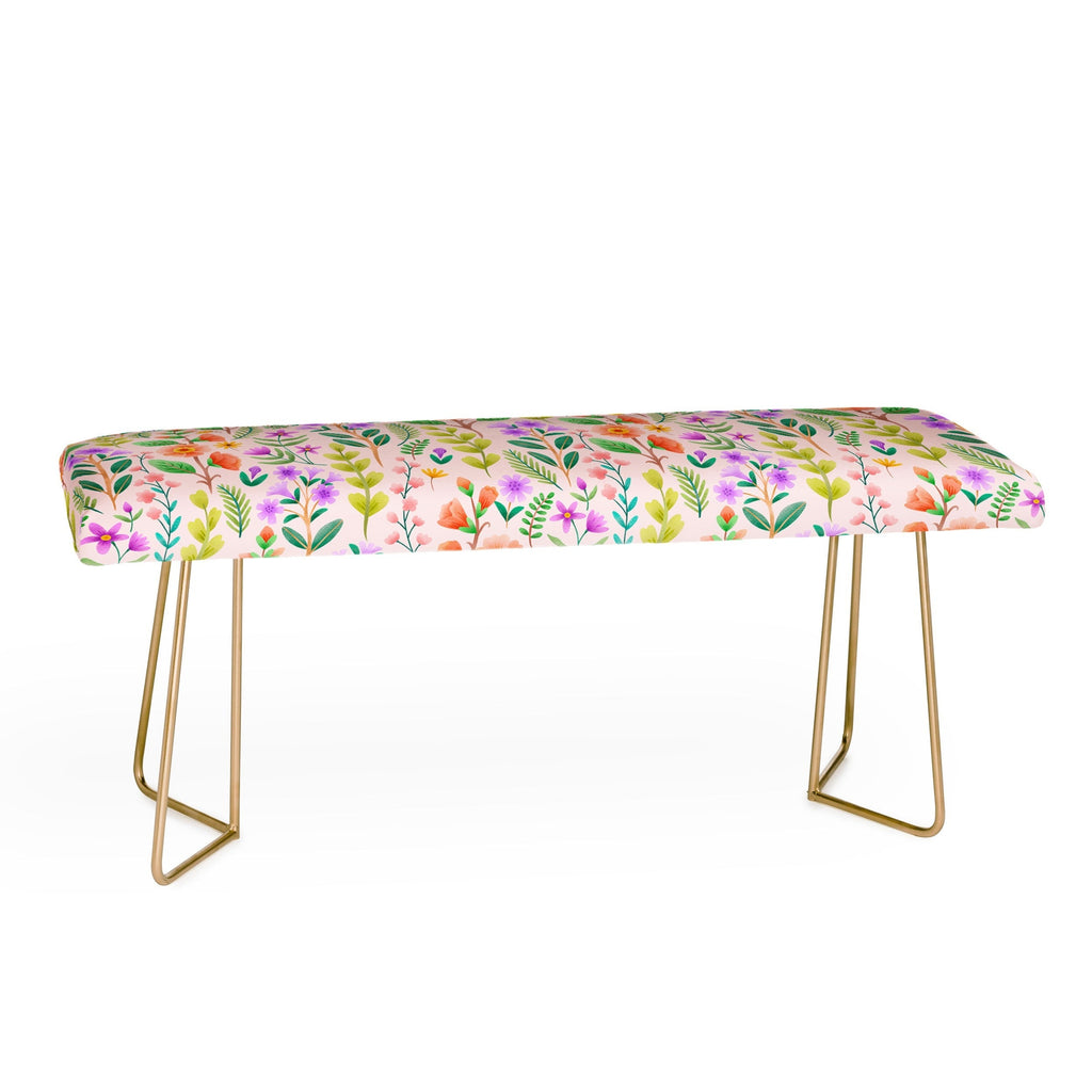 Pimlada Phuapradit Ditsy Spring Floral Bench