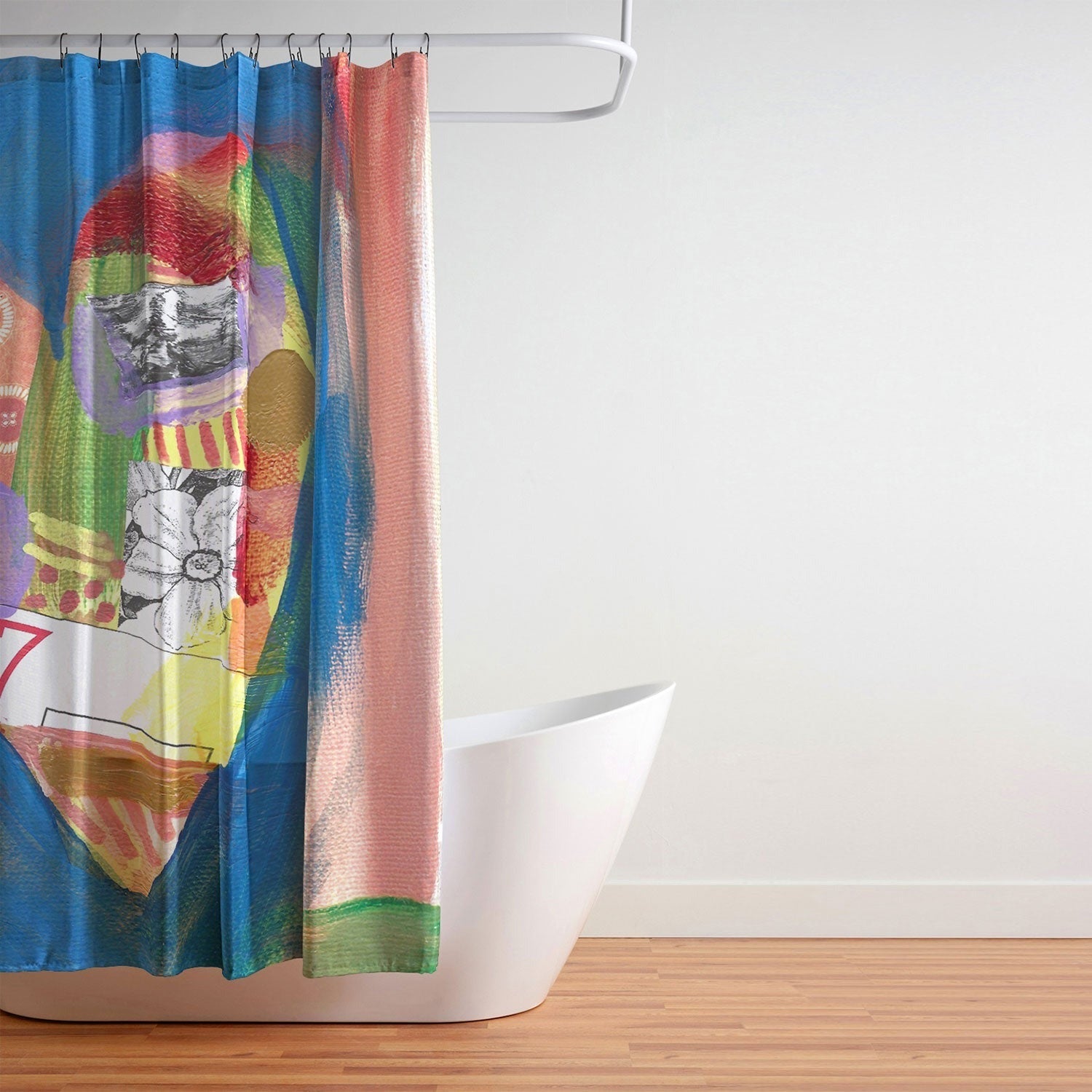 Natalie Baca Lucky in Love Shower Curtain