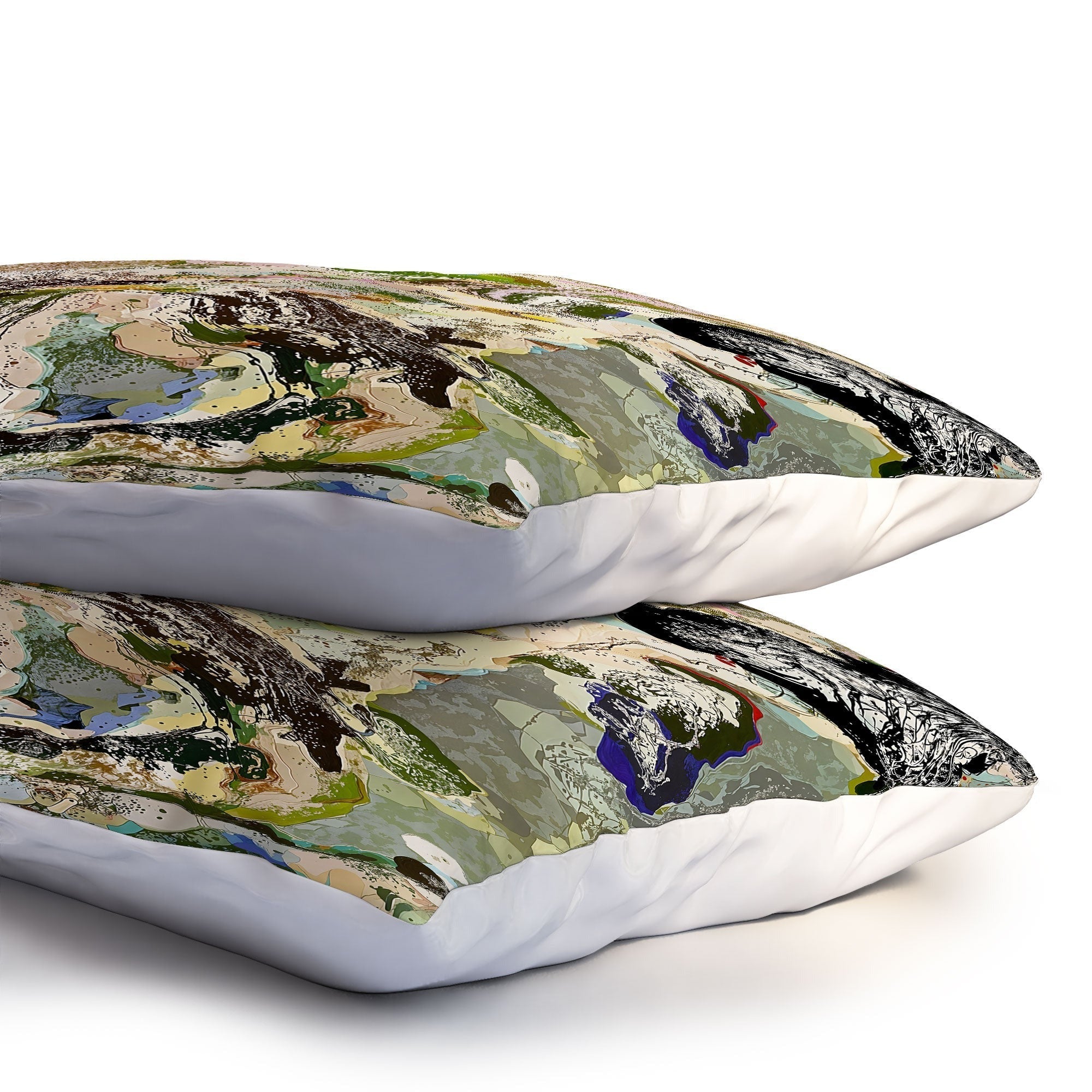 83 Oranges Echoes Beneath the Surface Pillow Shams