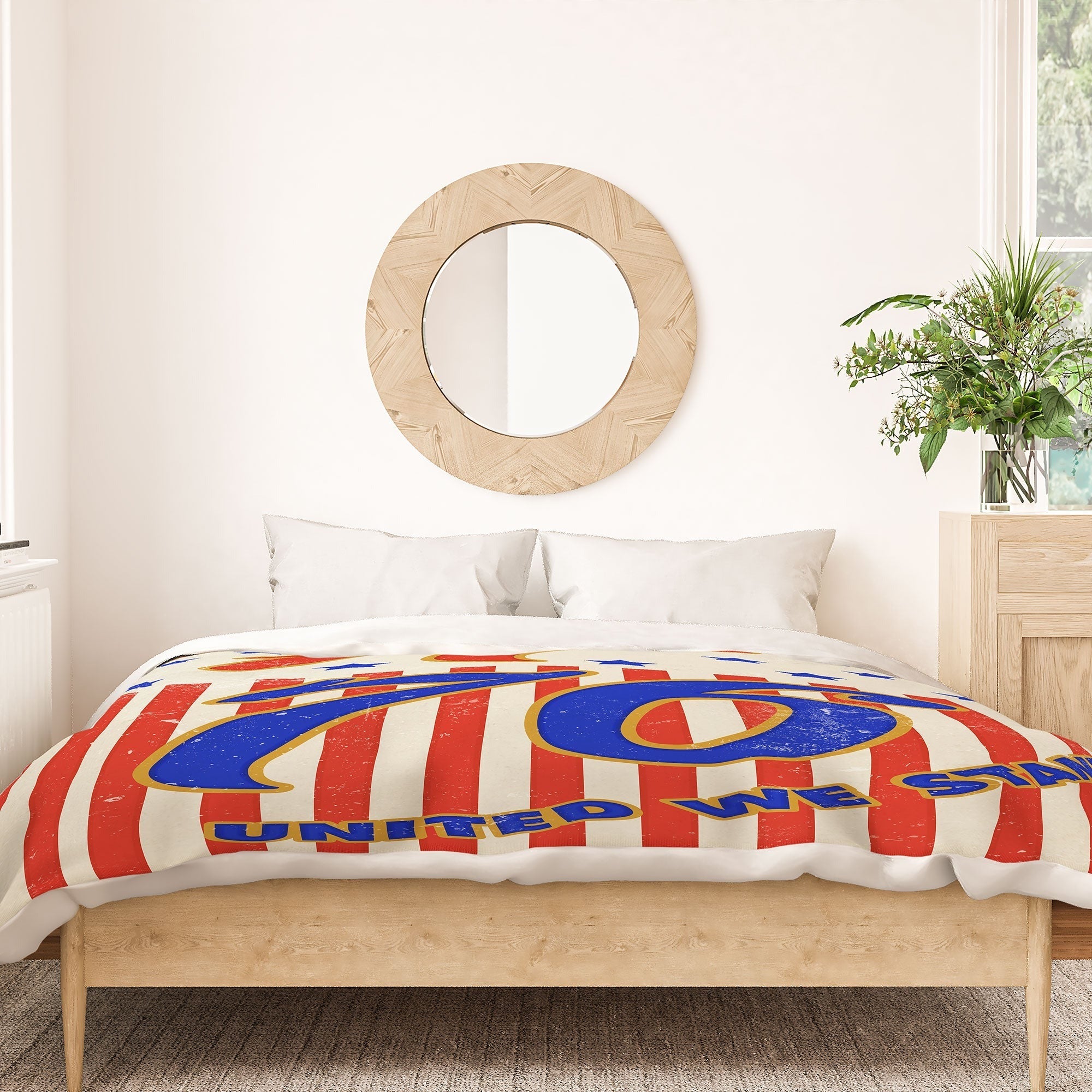 DENY Designs 1776 Stars Duvet Cover