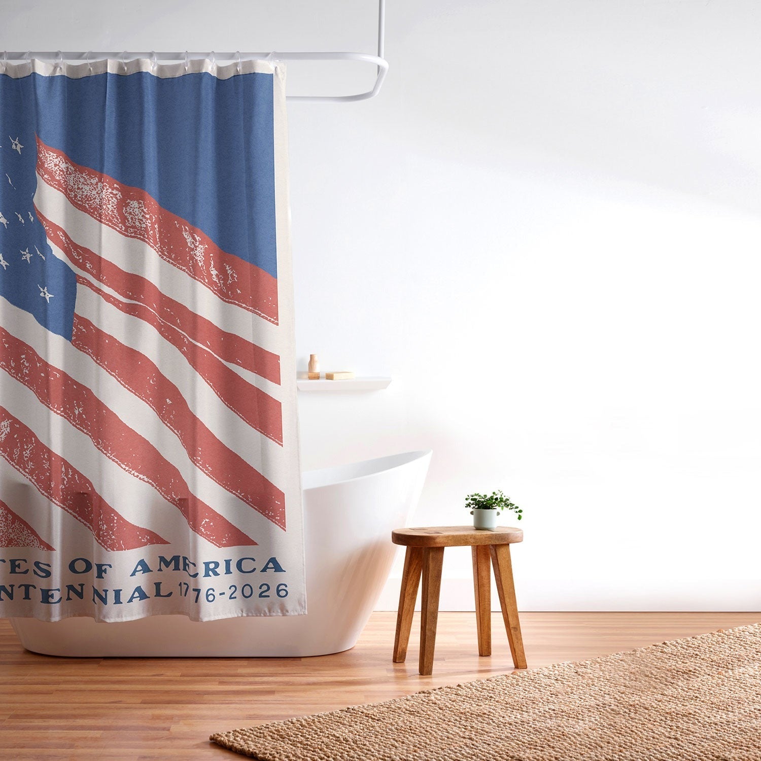 DENY Designs Stars n Stripes Semiquincentennial Shower Curtain