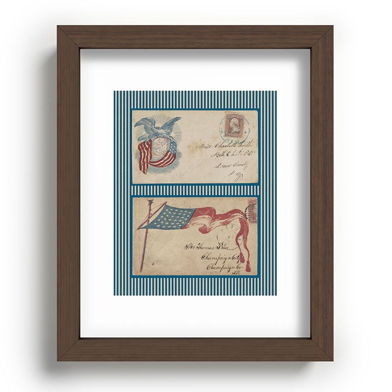 DENY Designs Civil War Envelopes Recessed Framing Rectangle
