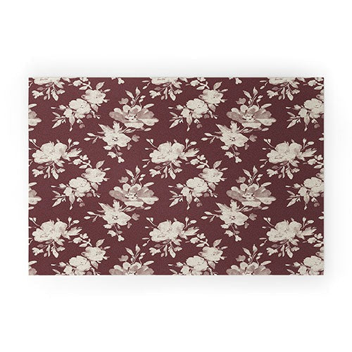 Marta Barragan Camarasa Antique Petal Romance Welcome Mat