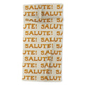 Jessica Molina Salute Gold Pattern on Cream Beach Towel
