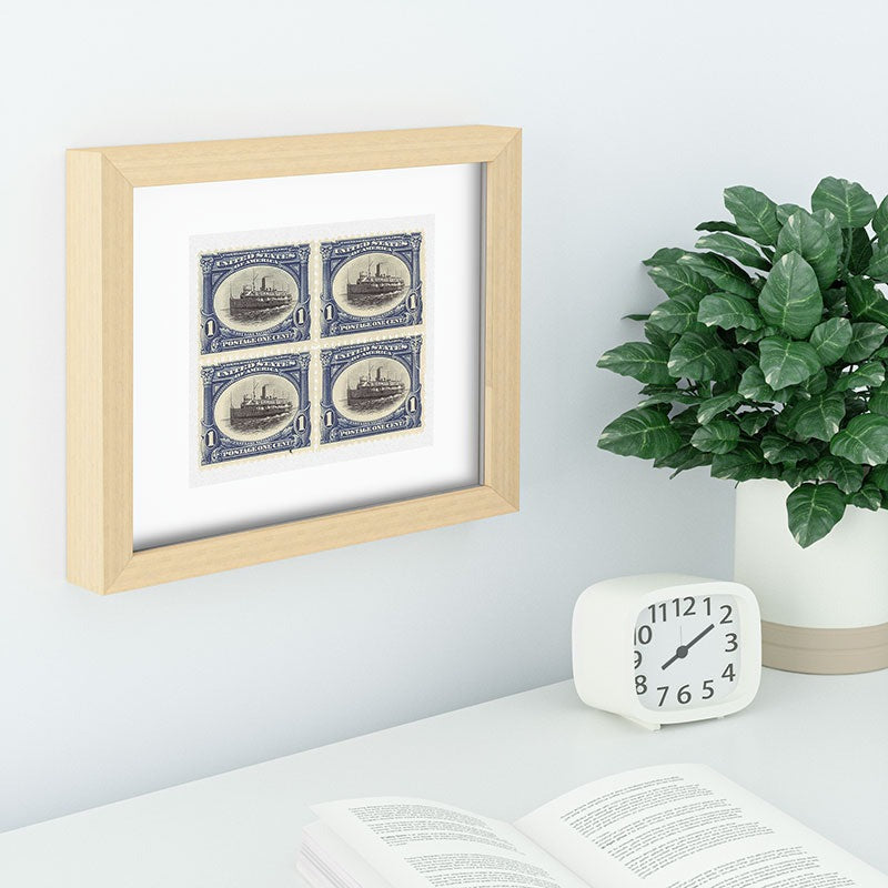 DENY Designs 1901 1c Fast Lake Navigation Stamps Recessed Framing Rectangle
