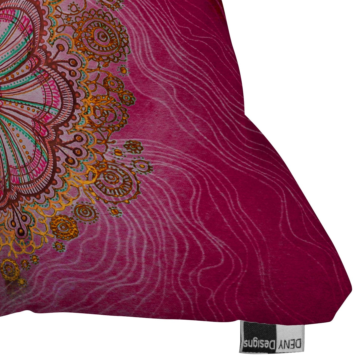 Stephanie Corfee Flourish Berry Throw Pillow