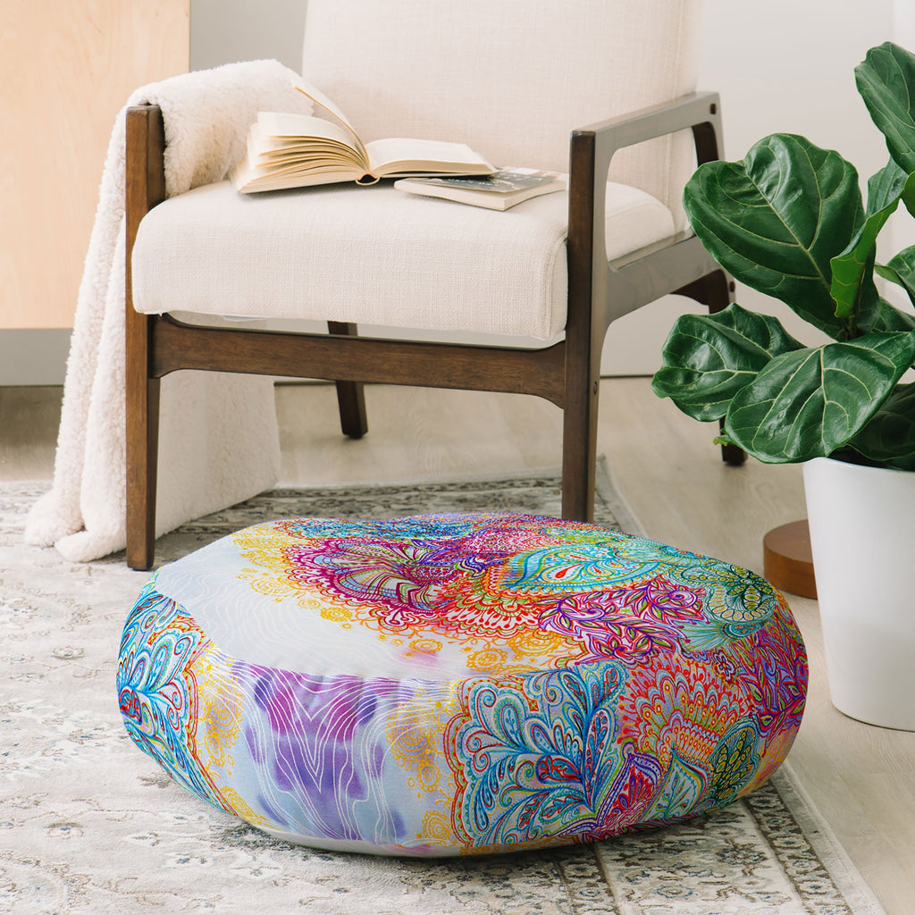 Stephanie Corfee Flourish Floor Pillow Round