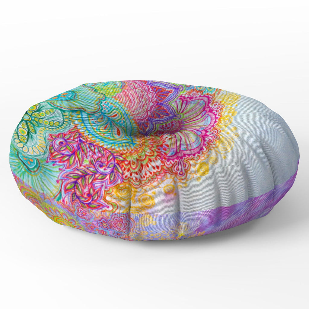 Stephanie Corfee Flourish Floor Pillow Round