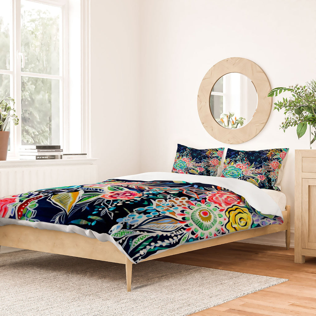 Stephanie Corfee Night Bloomers Duvet Cover