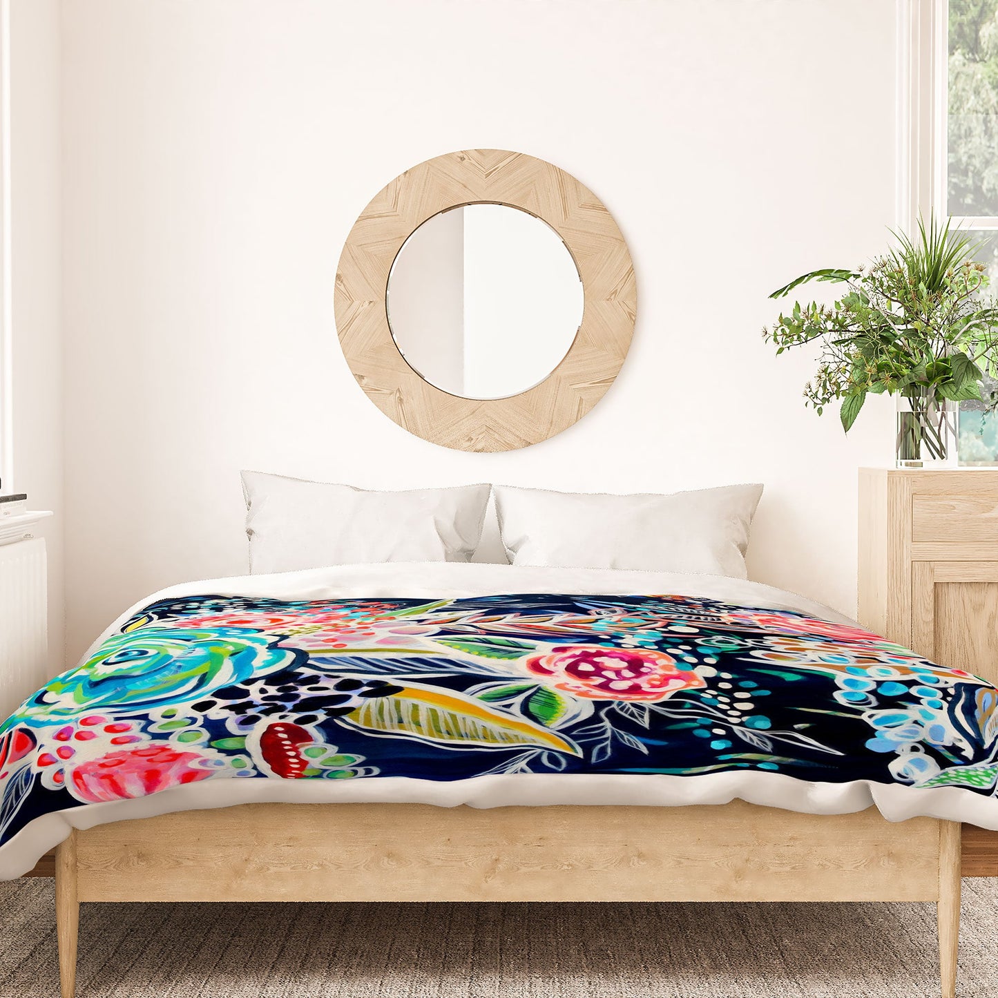 Stephanie Corfee Night Bloomers Duvet Cover