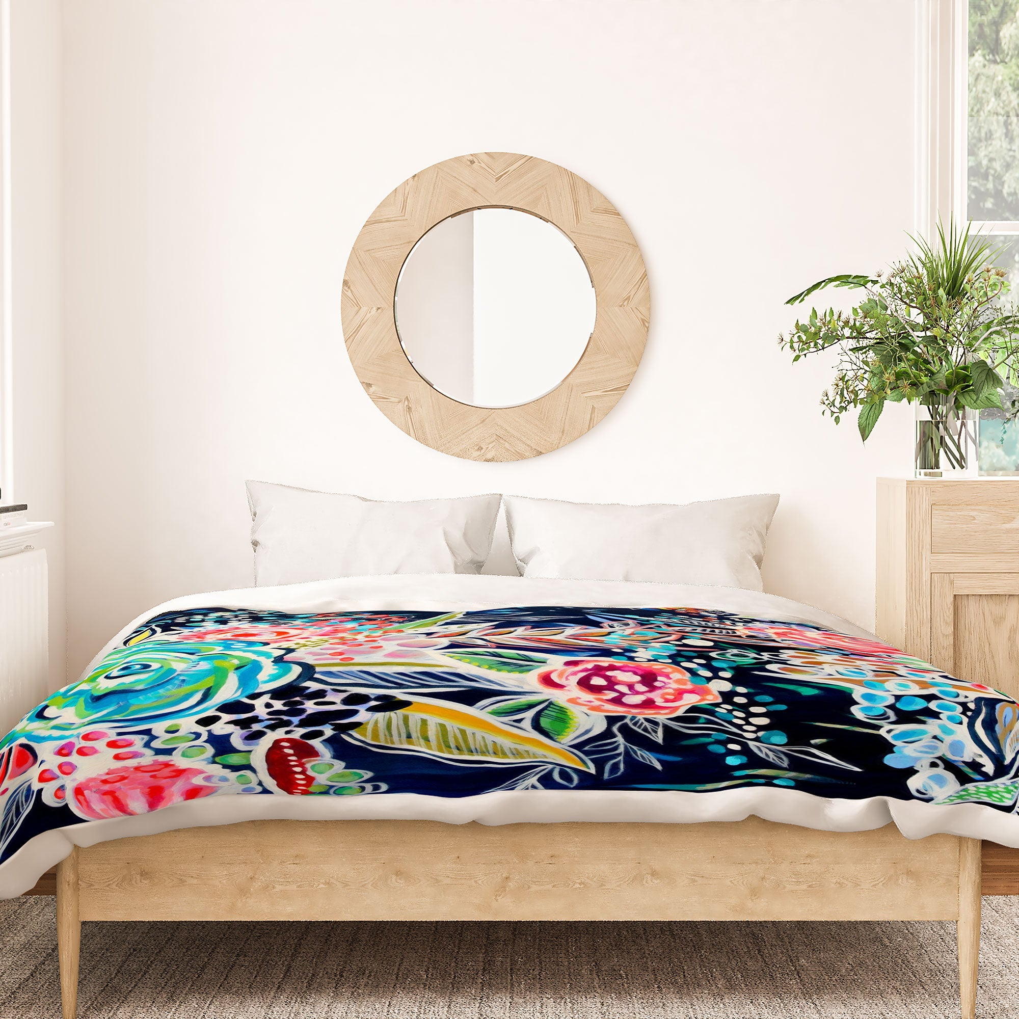 Stephanie Corfee Night Bloomers Duvet Cover