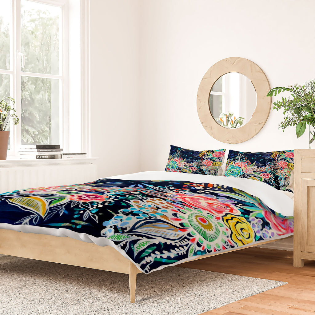 Stephanie Corfee Night Bloomers Duvet Cover