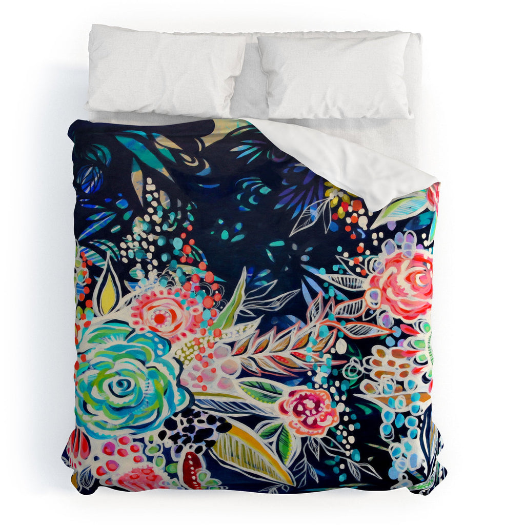 Stephanie Corfee Night Bloomers Duvet Cover