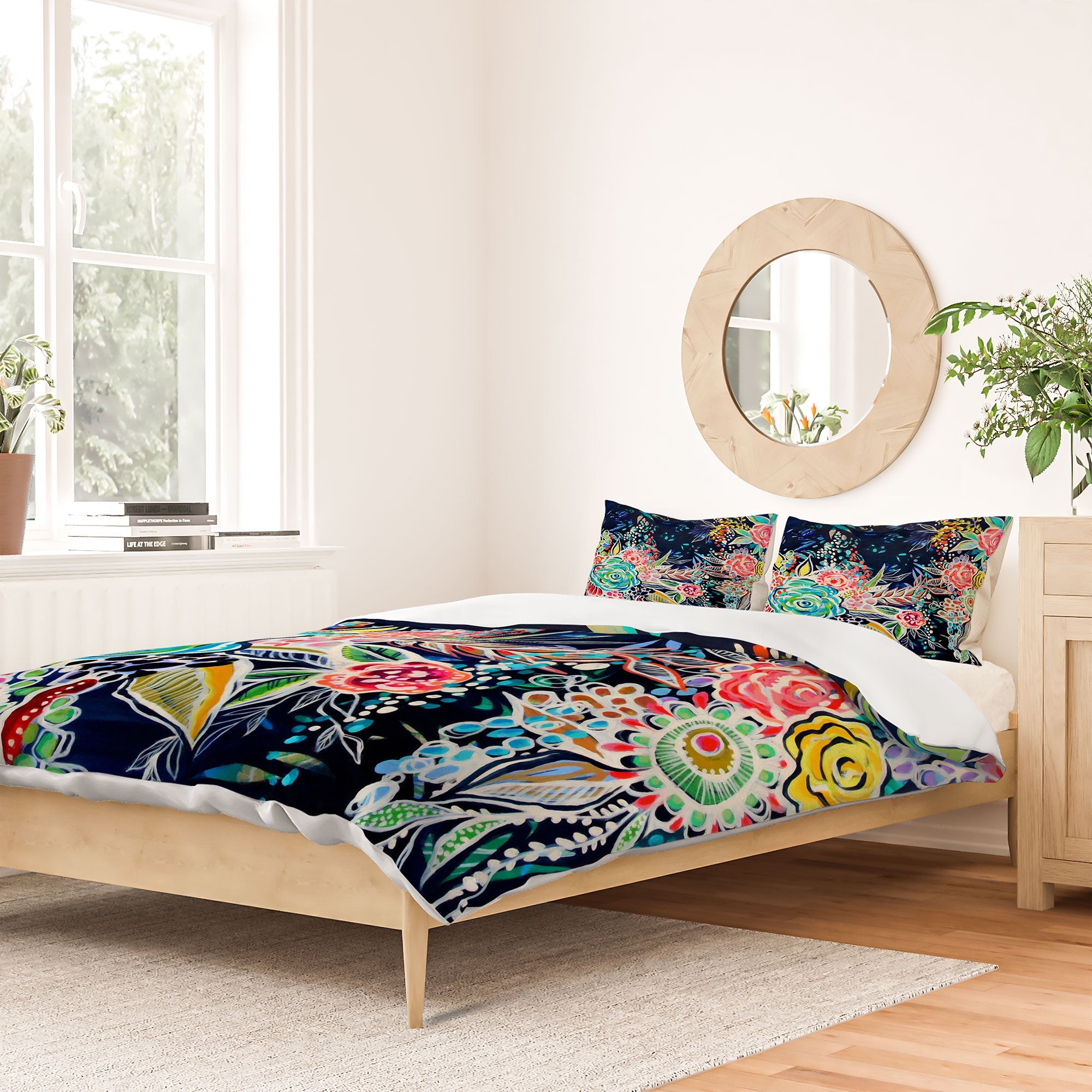 Stephanie Corfee Night Bloomers Duvet Cover