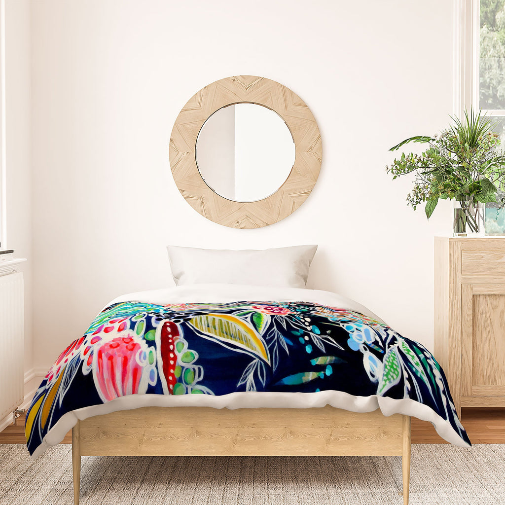 Stephanie Corfee Night Bloomers Duvet Cover