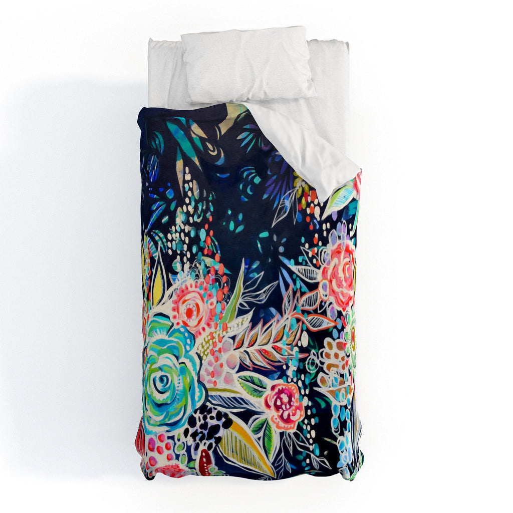 Stephanie Corfee Night Bloomers Duvet Cover