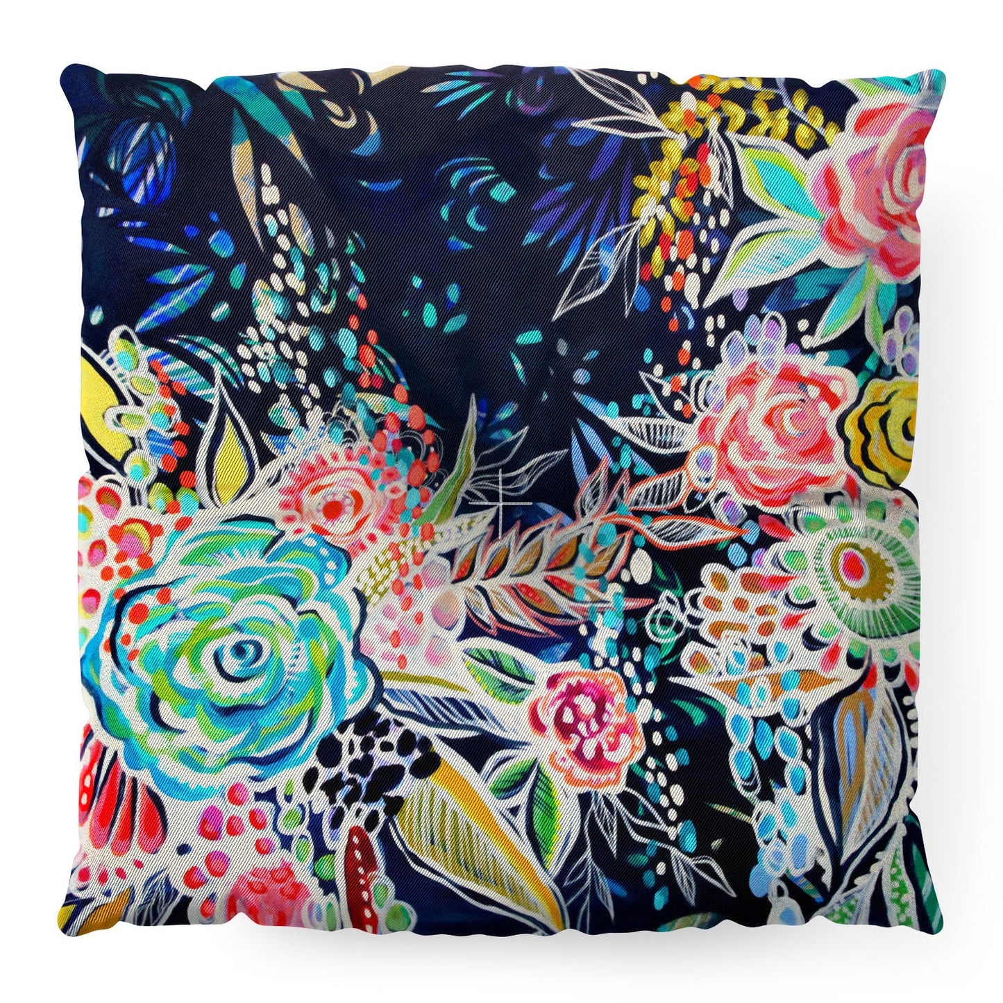 Stephanie Corfee Night Bloomers Floor Pillow Square