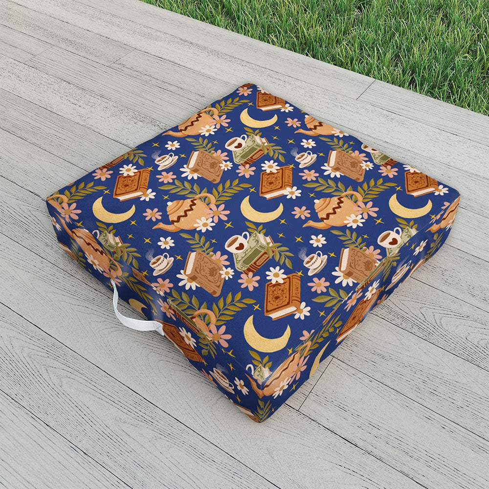 Avenie Moonlit Reading Nook II Outdoor Floor Cushion