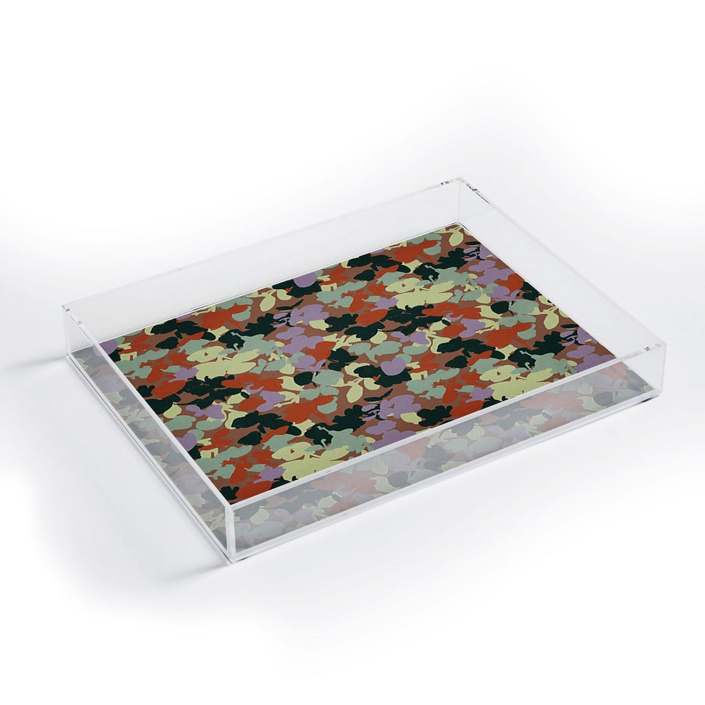 Marta Barragan Camarasa Retro Bloom Medley Acrylic Tray