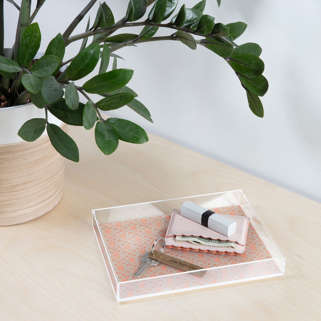 CoastL Studio Palm Scallop Acrylic Tray