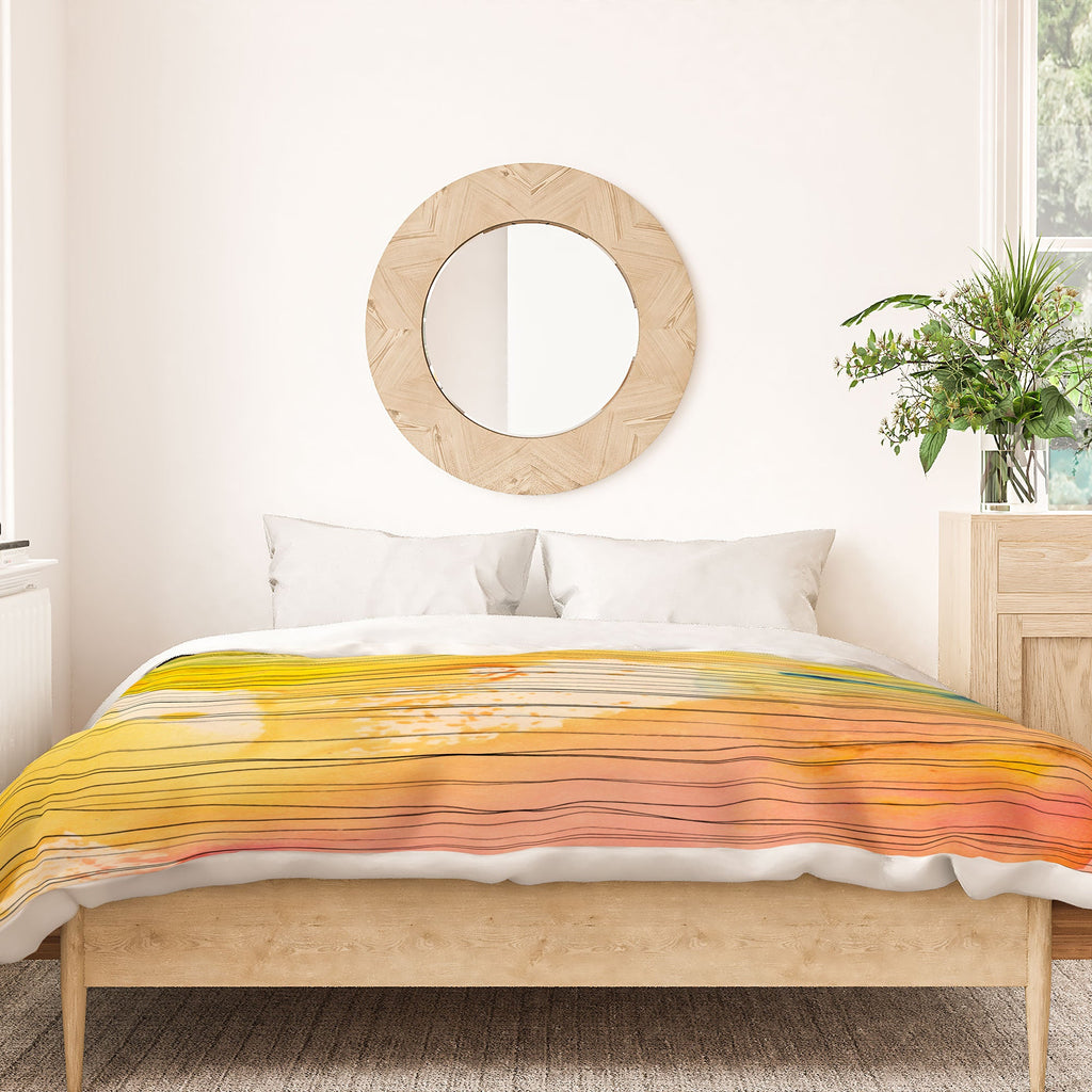 Susanne Kasielke Stripy Collage Duvet Cover