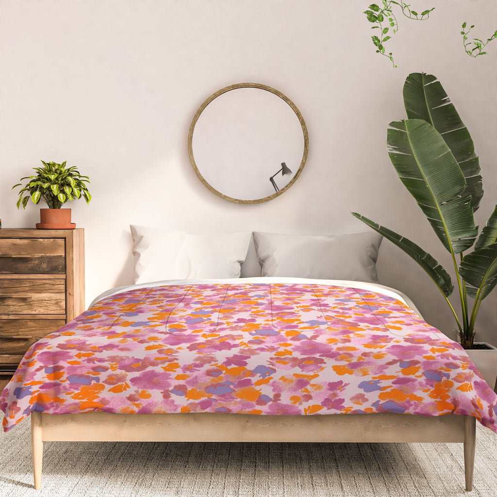 Gabriela Fuente Day Dreaming Watercolor Pink Comforter